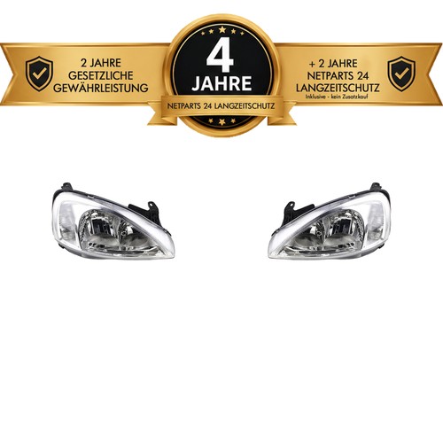 Set fari anteriori opel corsa - fari,