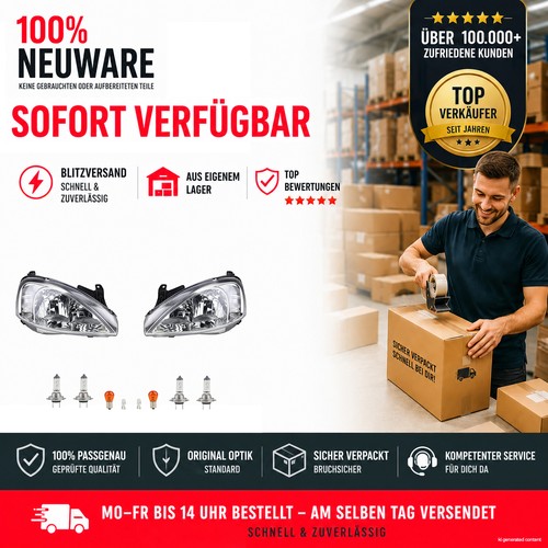 Set fari anteriori alogeni - set,